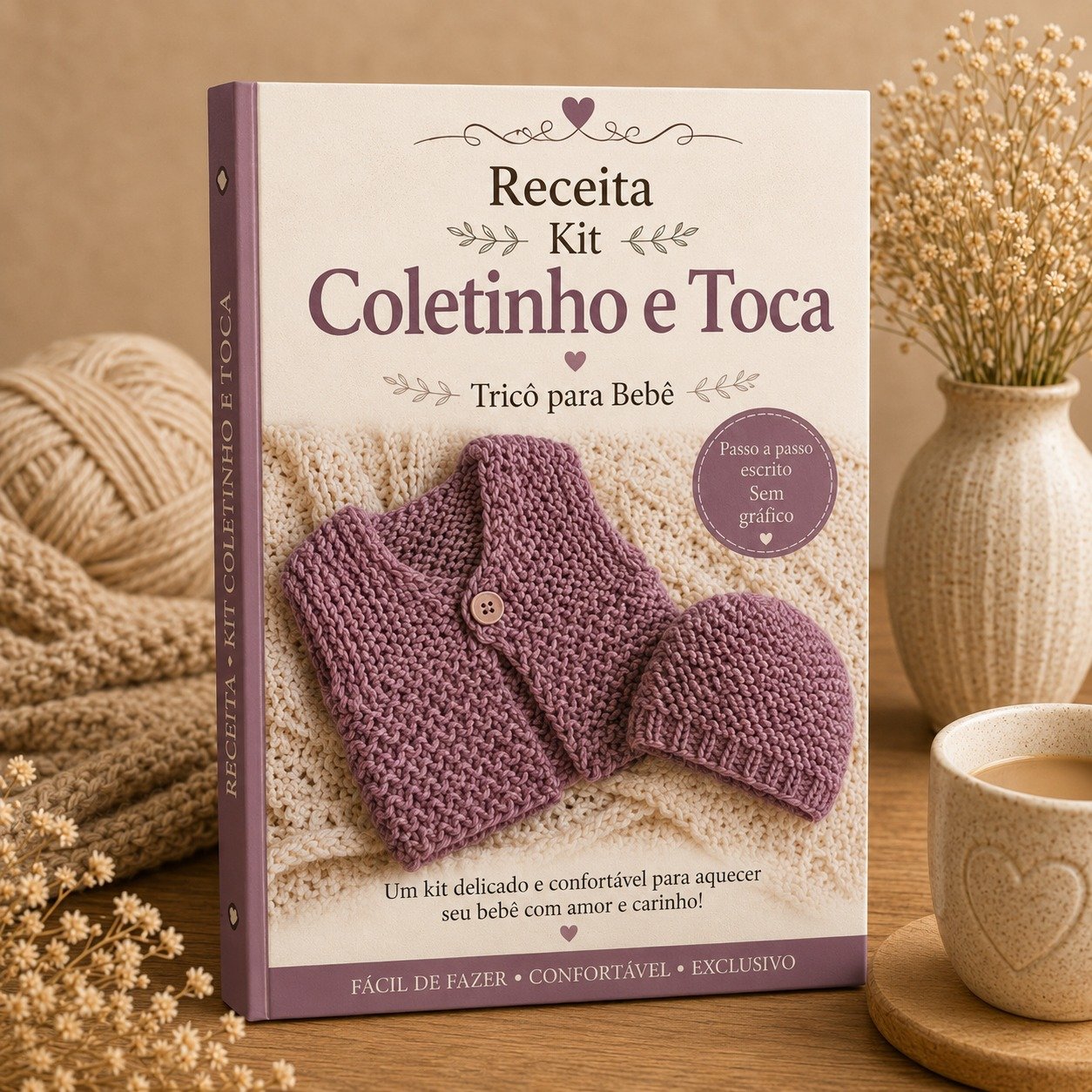 Ebook Conjuntinho de Colete e Touca